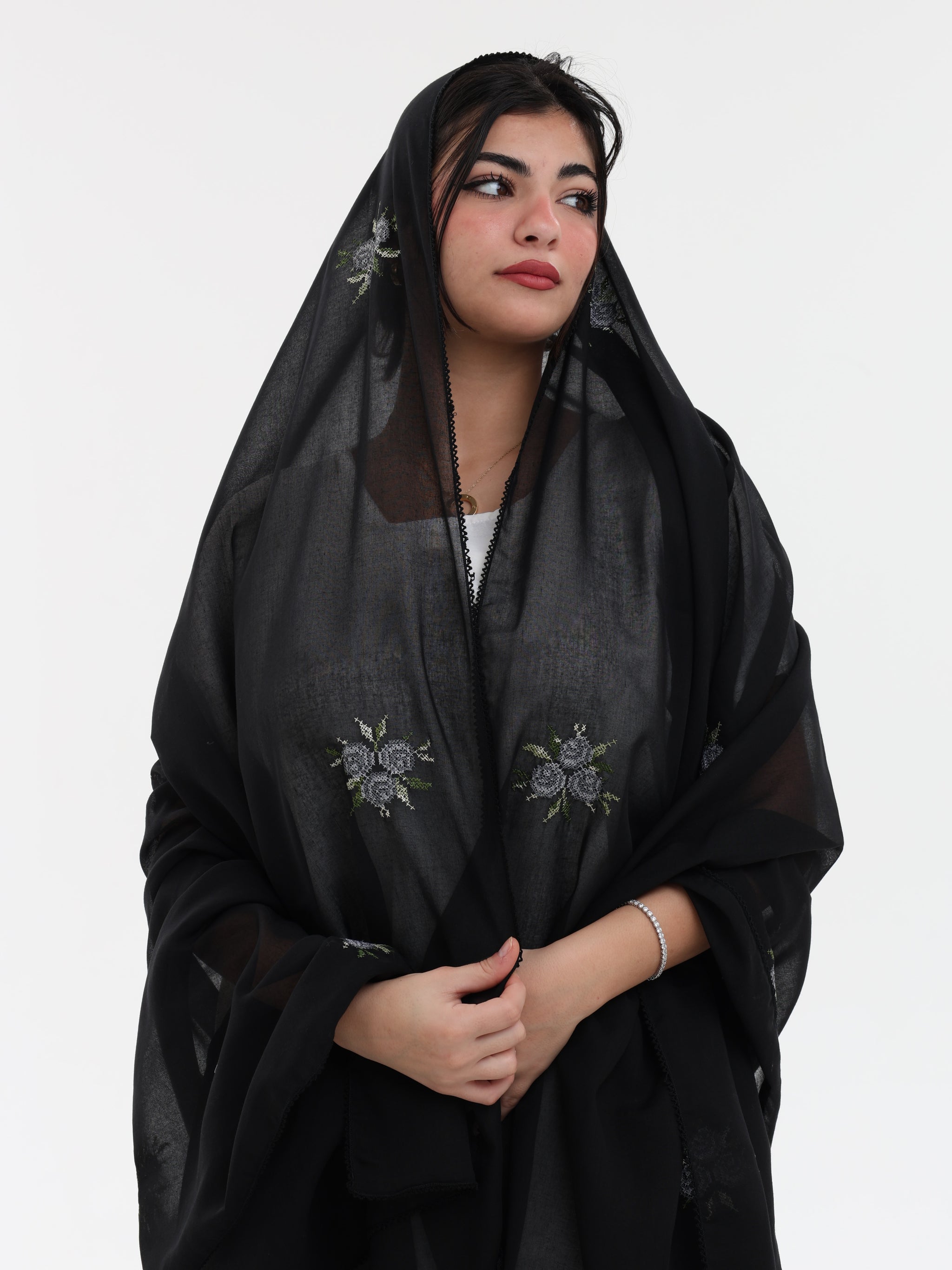 RM1-03 شيلة بيت عريضة جوري روز منثرات - شيلة من شيله Shailah.ae