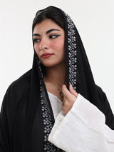 UQ1-07 شيل بيت عريضة مطرزة - شيلة من شيله Shailah.ae