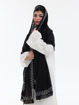 UQ1-07 شيل بيت عريضة مطرزة - شيلة من شيله Shailah.ae