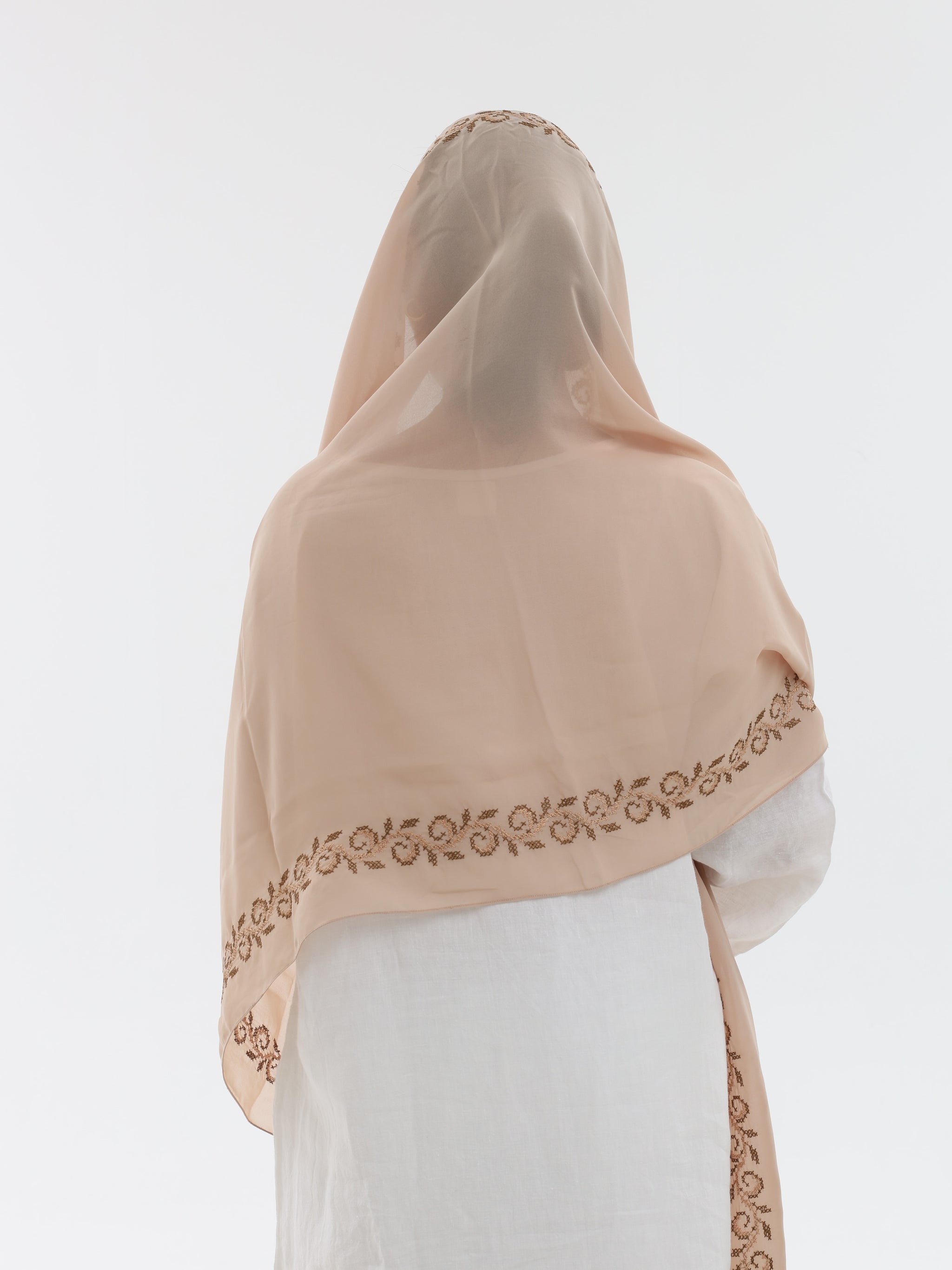 DL1-05 شيل بيت عريضة مطرزة - شيلة من شيله Shailah.ae