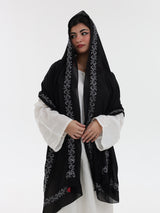 DL1-07 شيل بيت عريضة مطرزة - شيلة من شيله Shailah.ae