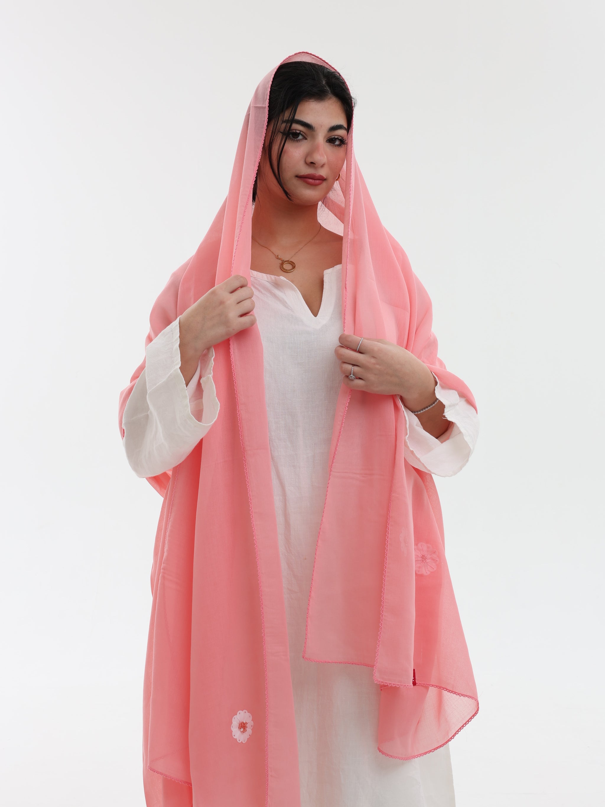 DK7-75 شيلة بيت منثرات - قطن ويل