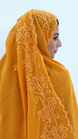 CB1-06 شيلة مطرزة كاري - Shailah.ae شيلة