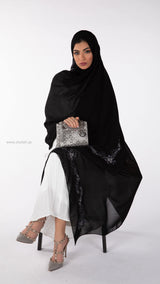 TC1-05 شيلة وصايف سودة بشغل رمادي - Shailah.ae شيلة