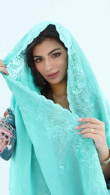 CB1-01 شيلة مطرزة تيفاني - Shailah.ae شيلة